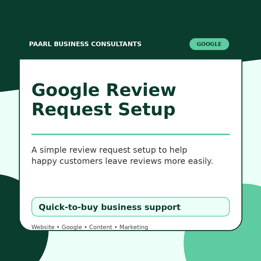 Google Review Request Setup