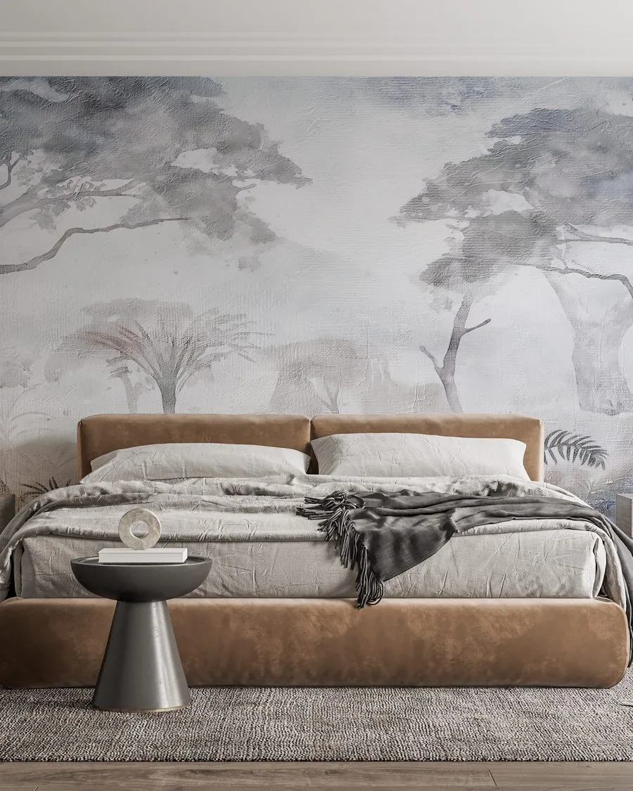 Whimsical Dreams wallpaper shown on a room wall