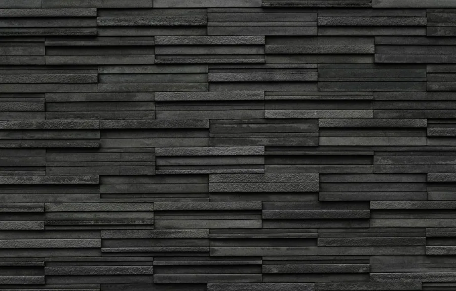 Charcoal Stacked Brick