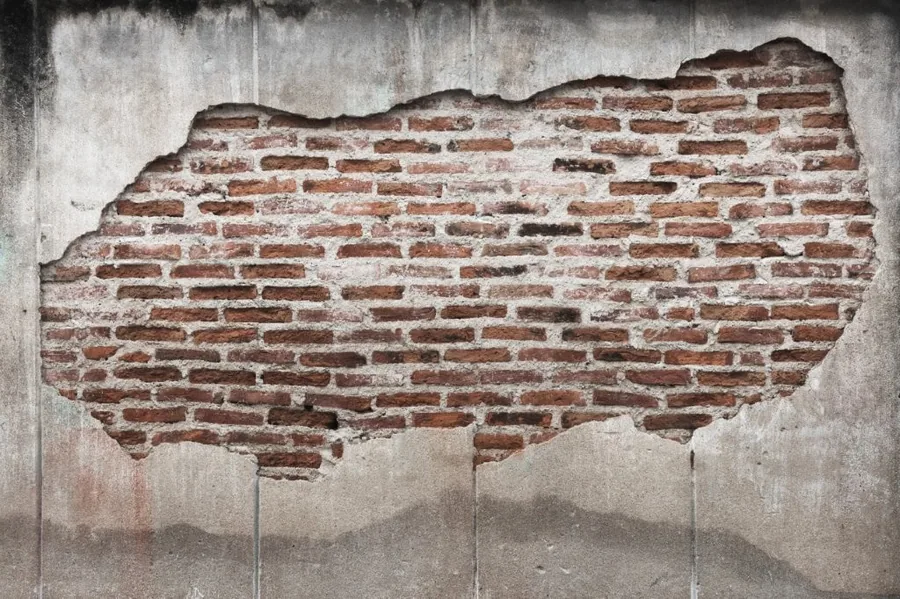 Exposed Brick Distressed