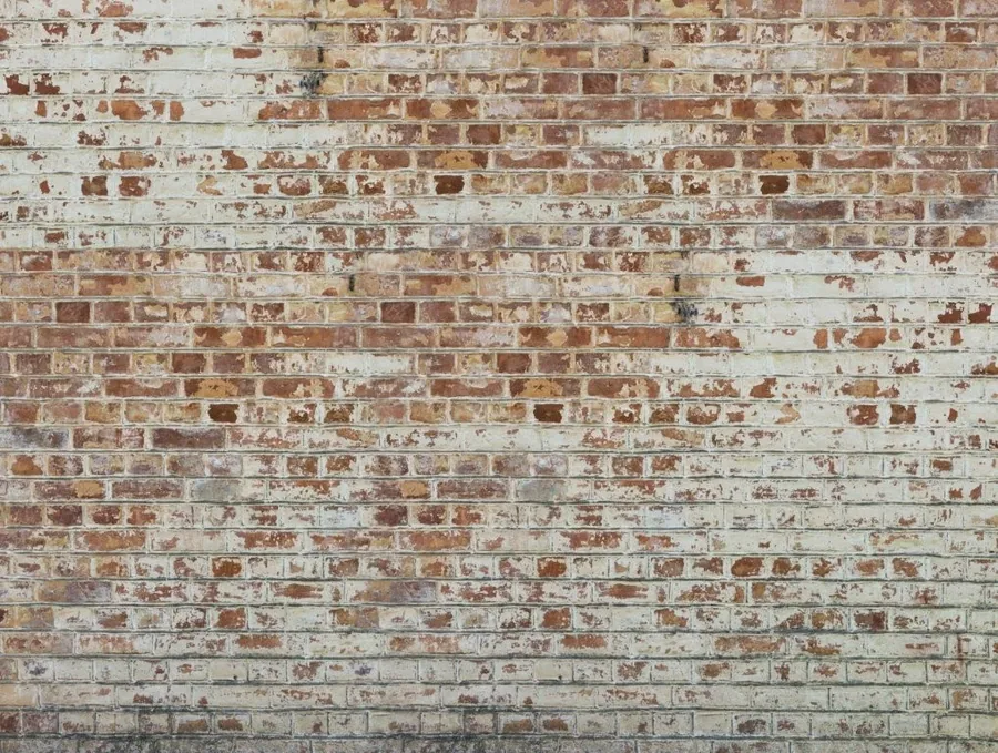 Whitewashed Brick Distressed