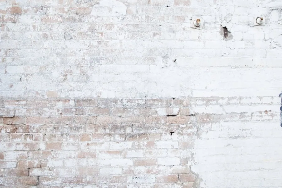 Whitewashed Brick Distressed