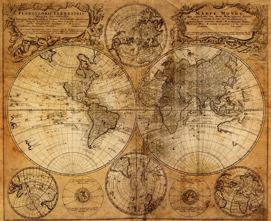Antique World Atlas