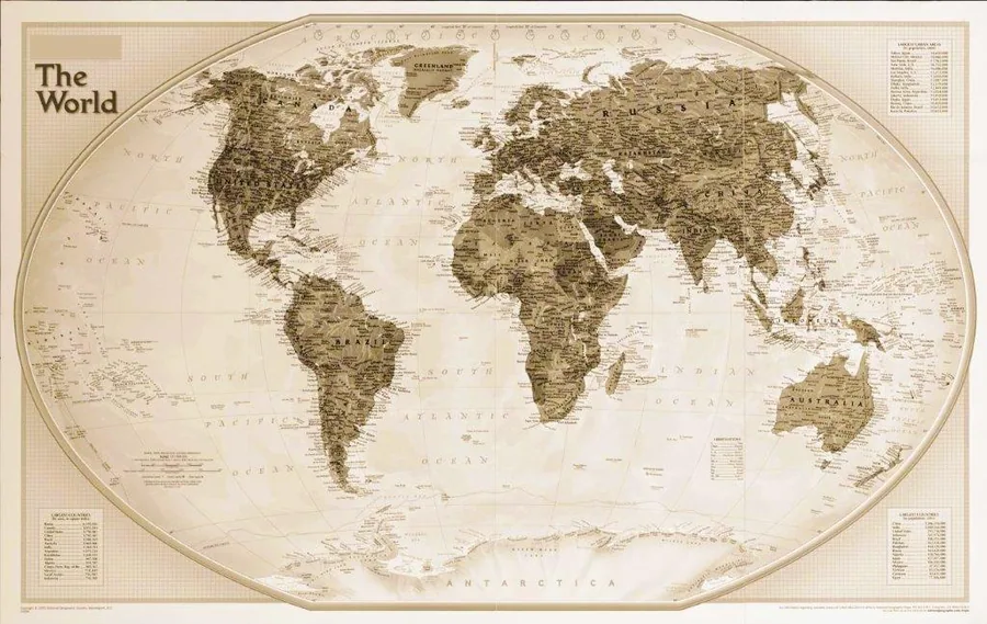 Antique World Atlas