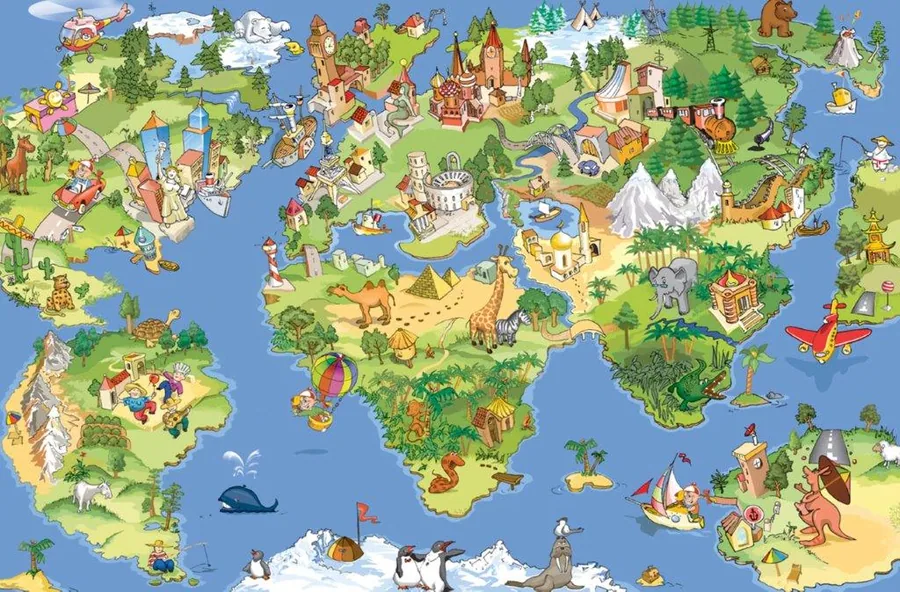 Fantasy World Map