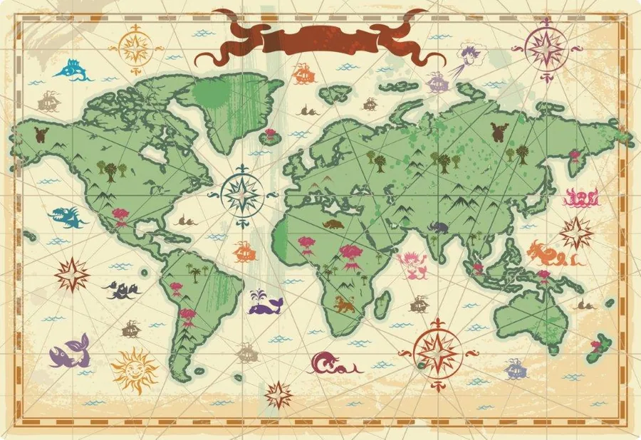 Vintage World Atlas