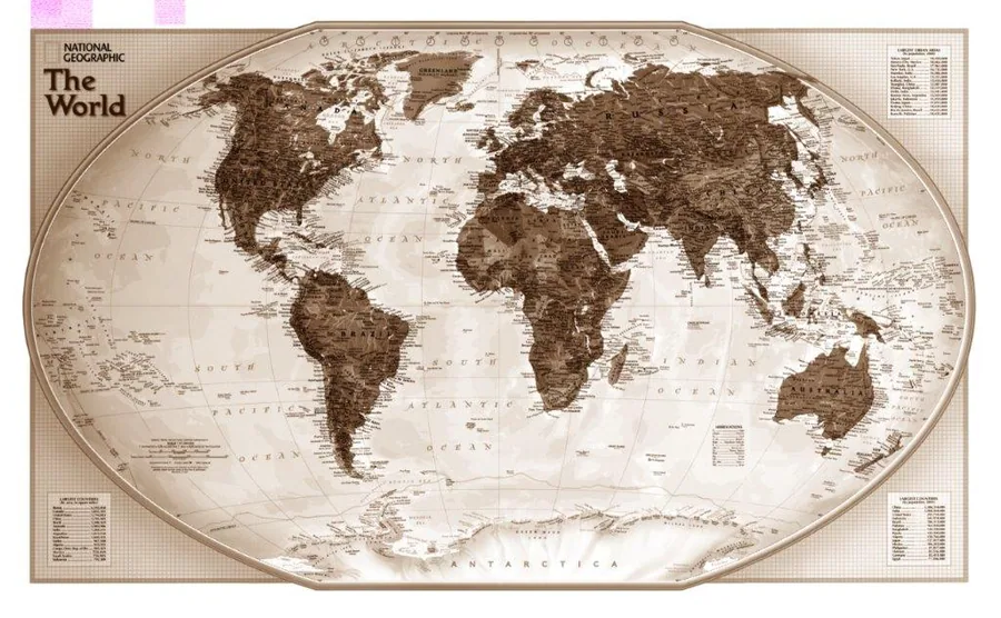 Vintage World Atlas