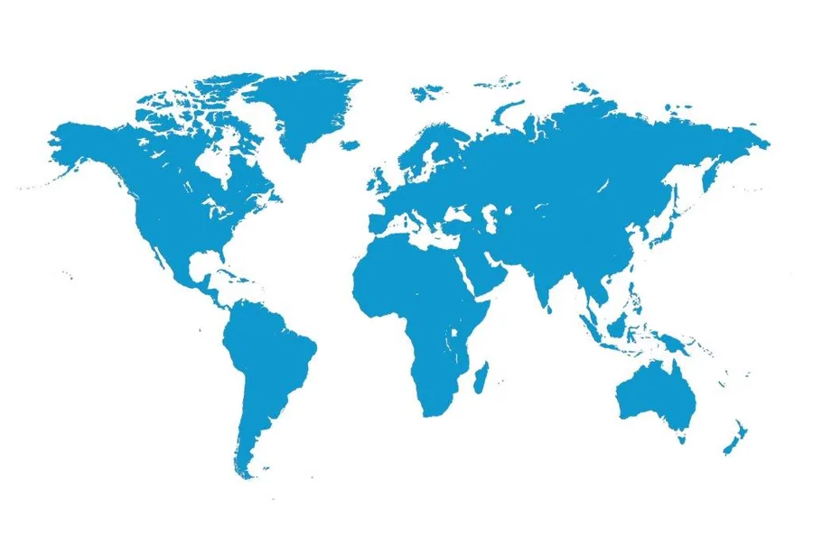 World Atlas Blue