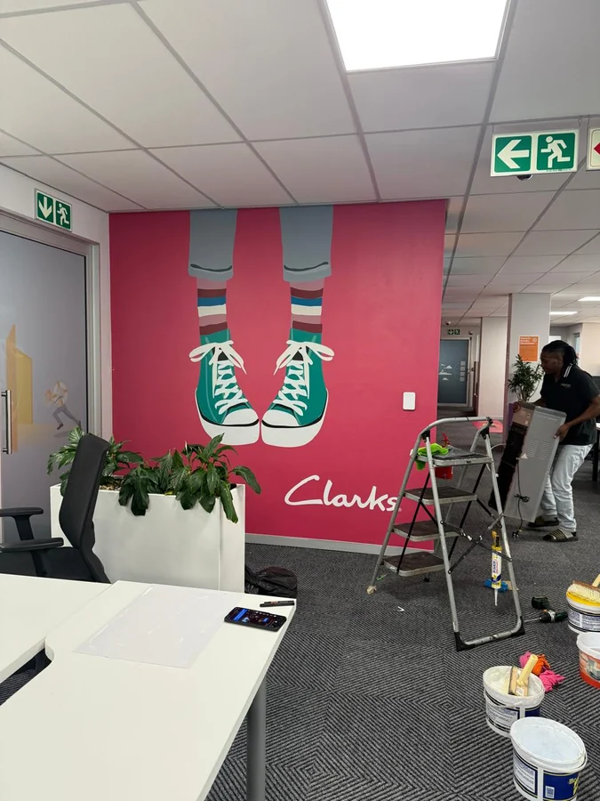 Clarks — Smart Art installation