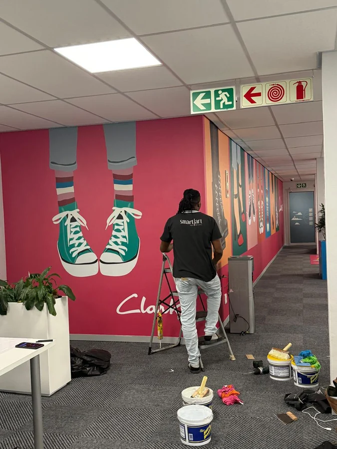 Clarks — Smart Art installation