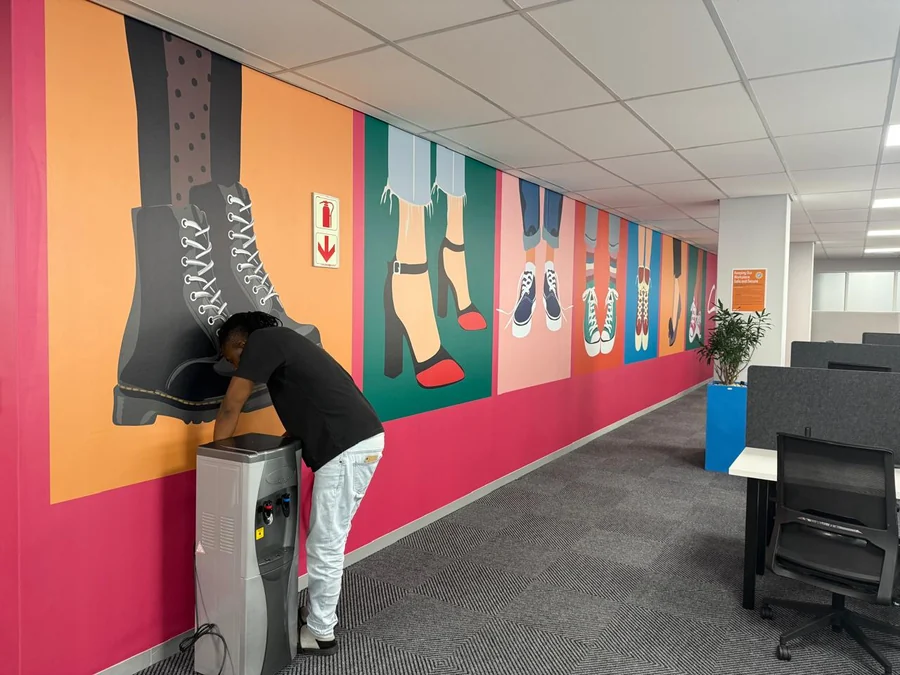 Clarks — Smart Art installation