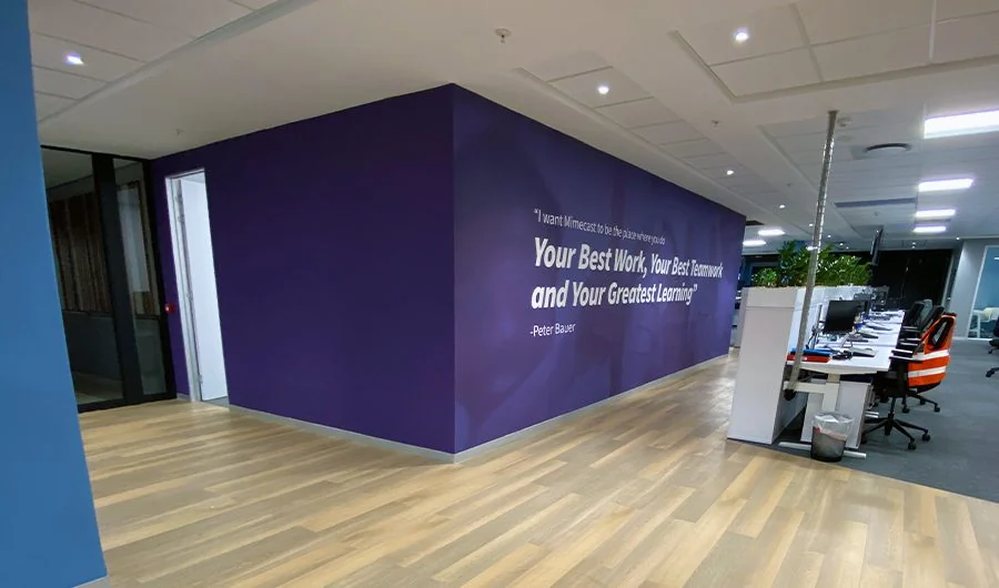 Mimecast Offices — Smart Art installation